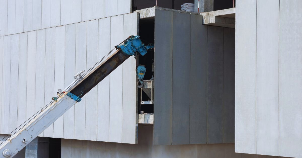 Precast concrete installation in Miami, FL by Concrete Squad.