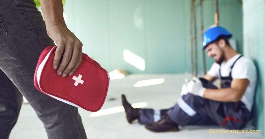 Safety tips to prevent injuries on concrete job sites in Miami, FL.